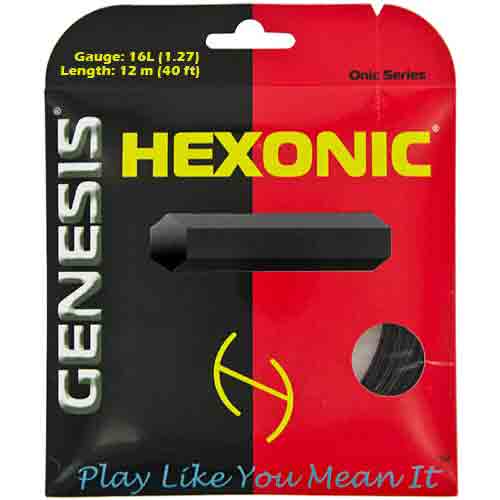 Genesis Hexonic Tennis String. Tennis String, Tennis Stringing, Tennis Restringing, Tennis Restring, Change Tennis String, Tennis String Repair, Tennis String Replacement, Singapore